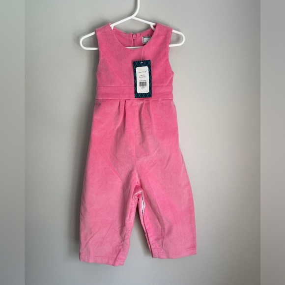 Classic Prep Girls Tabor Overall in Morning Glory Pink Corduroy Size 2T NWT - Picture 1 of 7